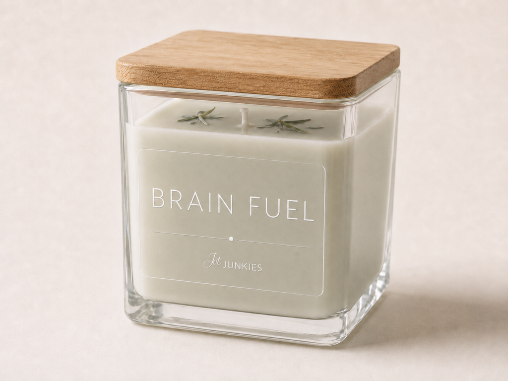 Brain Fuel Focus Candle - Natural Soy Candle for Productivity