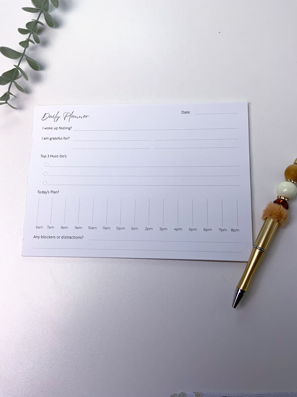 Daily Planner Notepad (A5): Plan Your Perfect Day