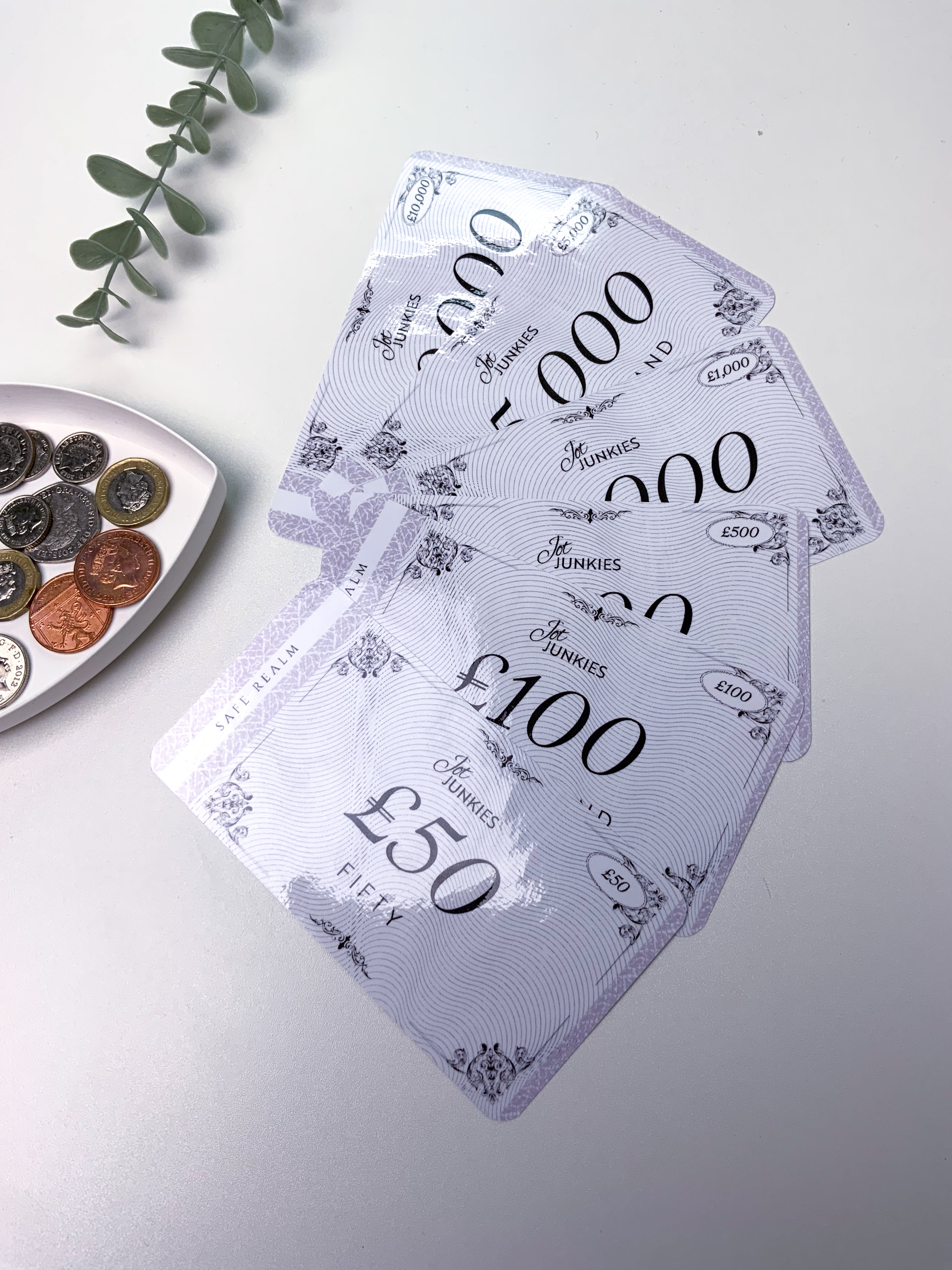 "Safe Realm" Money Markers (20 Pack) - For Your Secure Stash