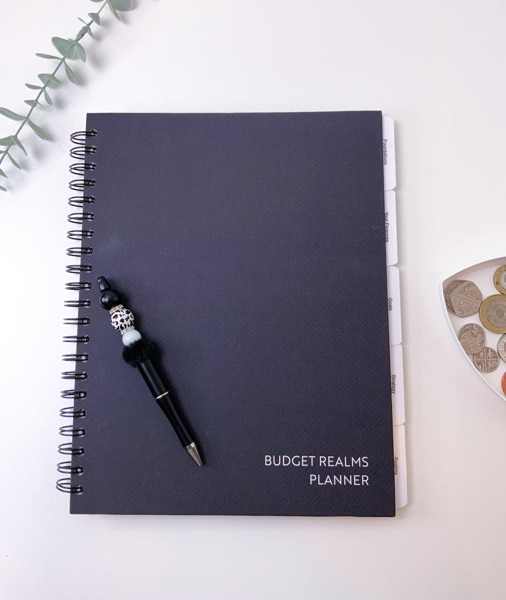 The "Realms" Budget & Personal Workbook: Your Beginner's Guide to Financial Freedom