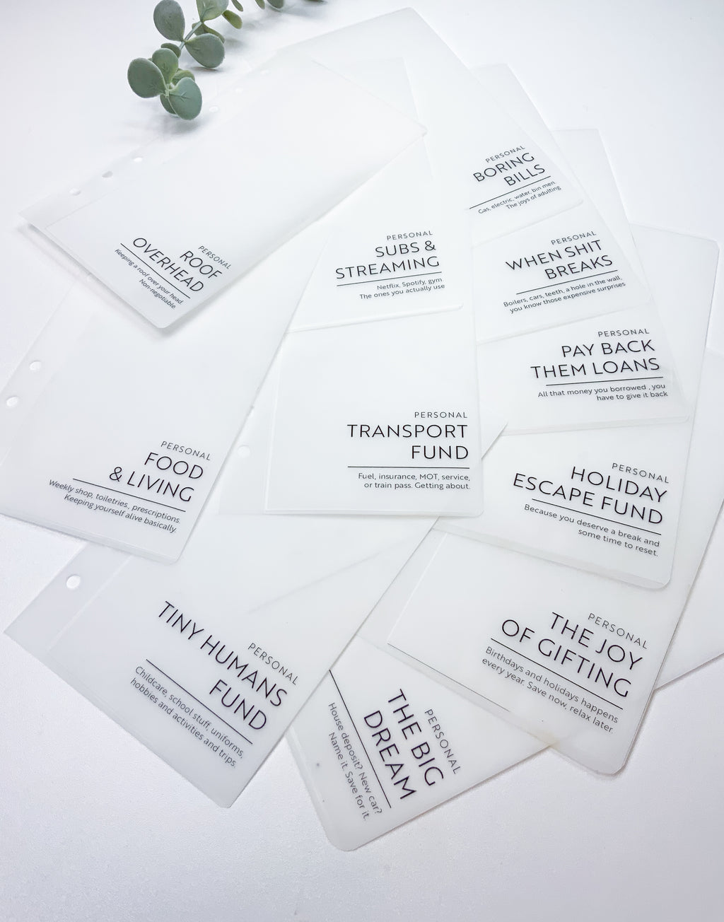 Essential Personal Envelopes (A6) - Part of the Realms System