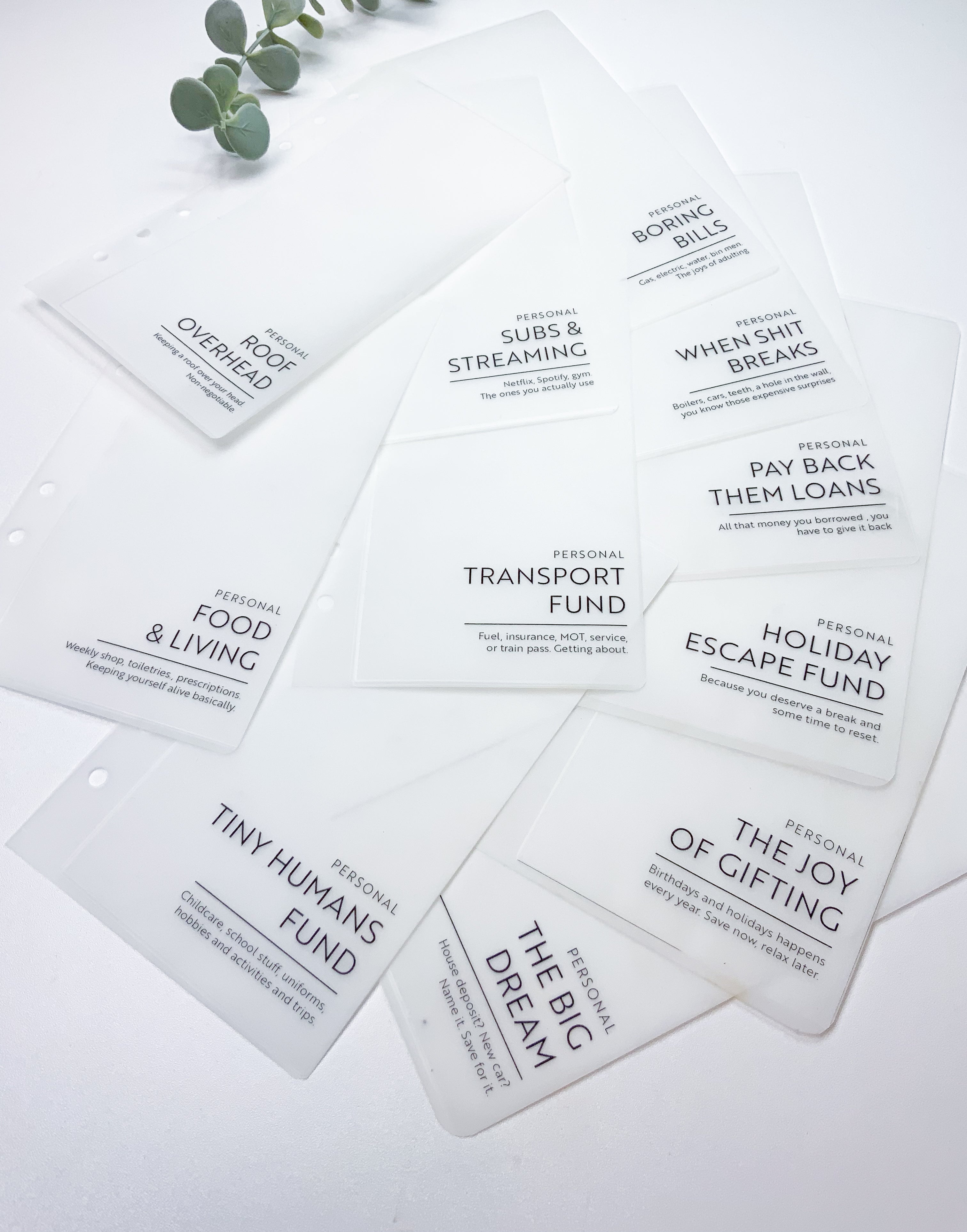 Essential Personal Envelopes (A6) - Part of the Realms System