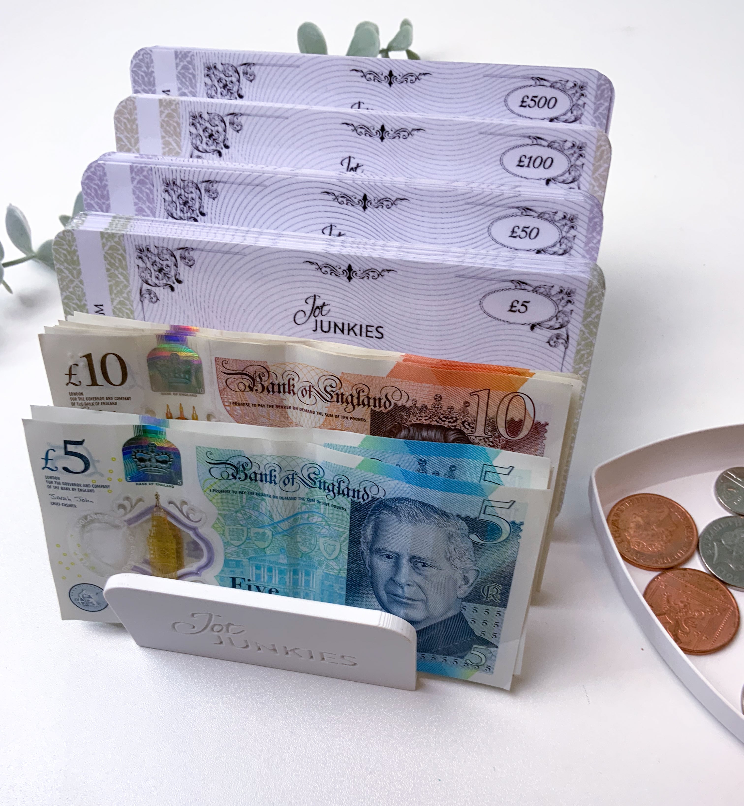 Effortless Cash Sorting Tray - Organise Your Notes with Style