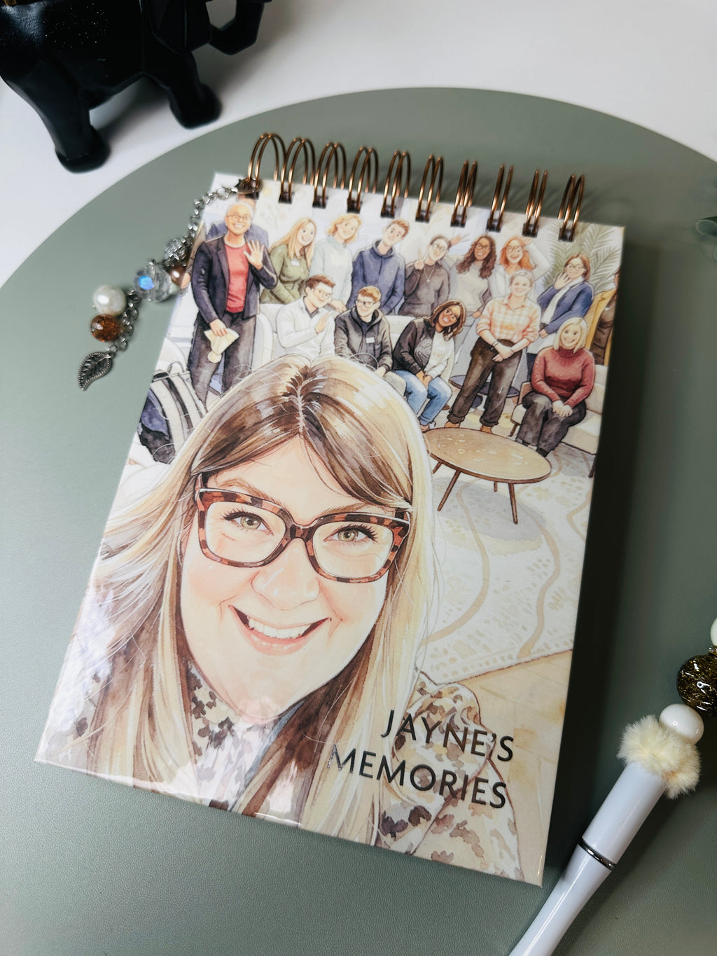 Bespoke Personalised Notebook, Custom Designed & Handmade - A4 or A5