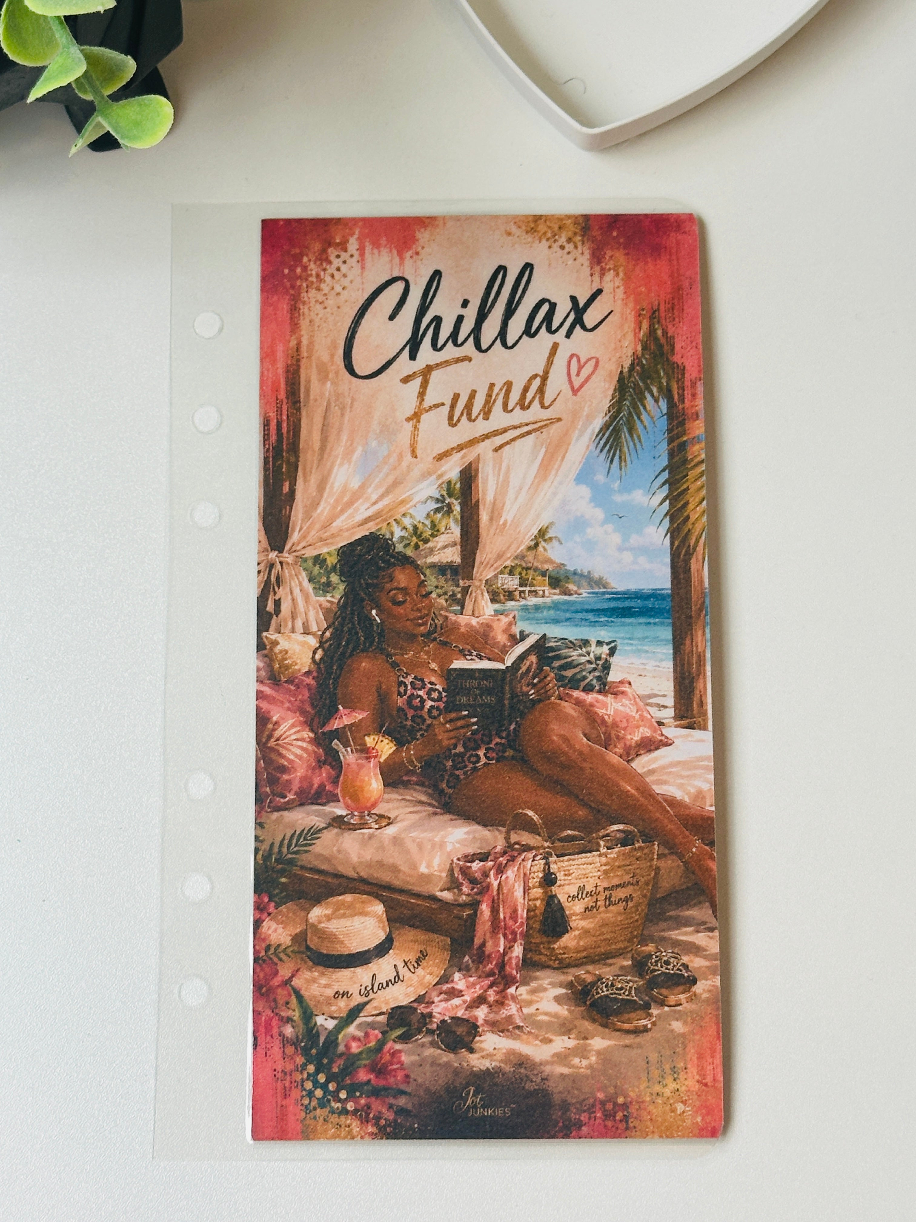 Chillax Fund Illustrated Holiday Cash Envelope