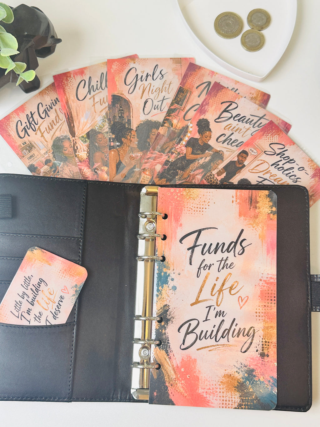 Funds for the Life I’m Building Cash Stuffing Binder Set