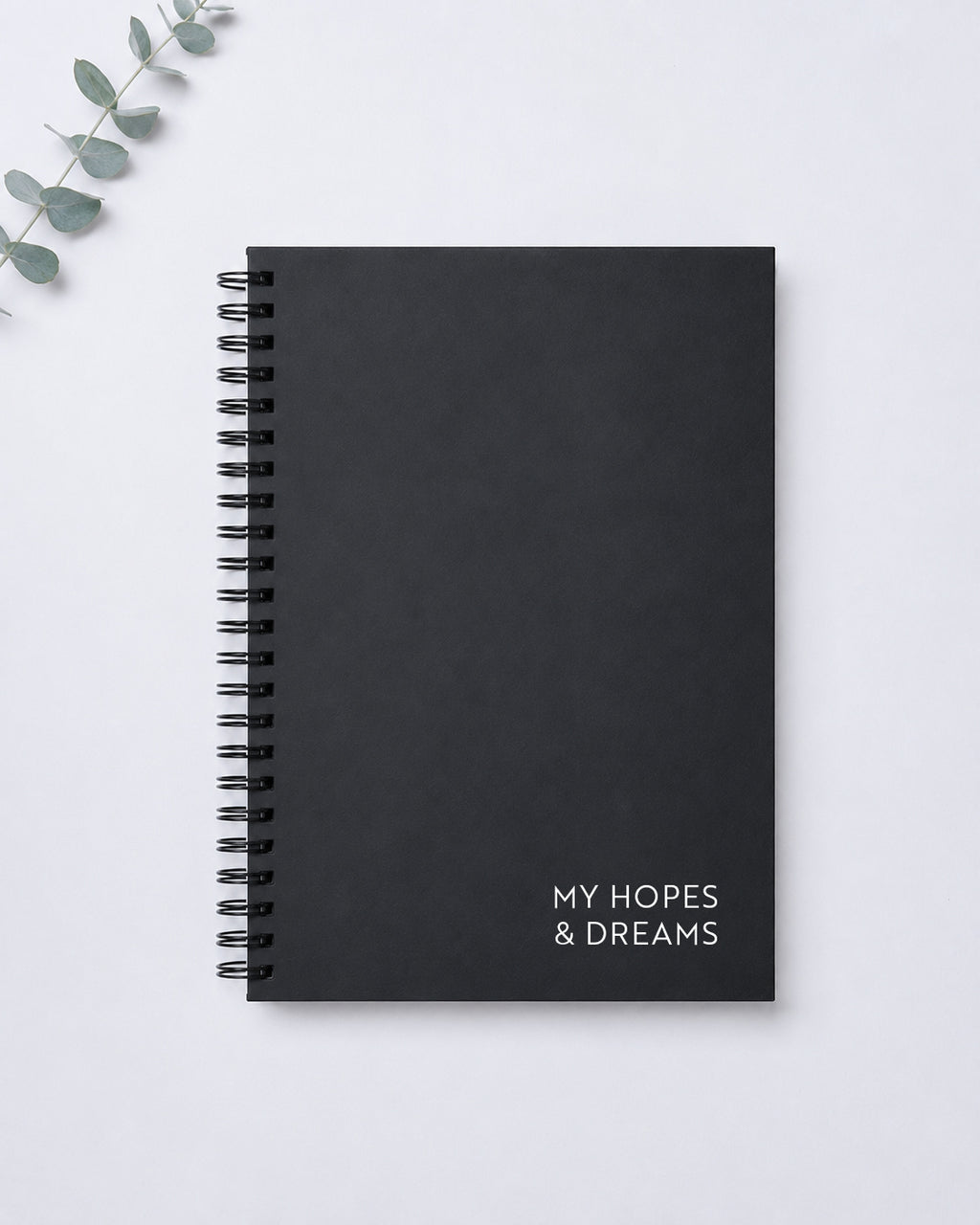 My Hopes & Dreams Funny Notebook | A5 Lined Wirebound Notebook | Jot Junkies