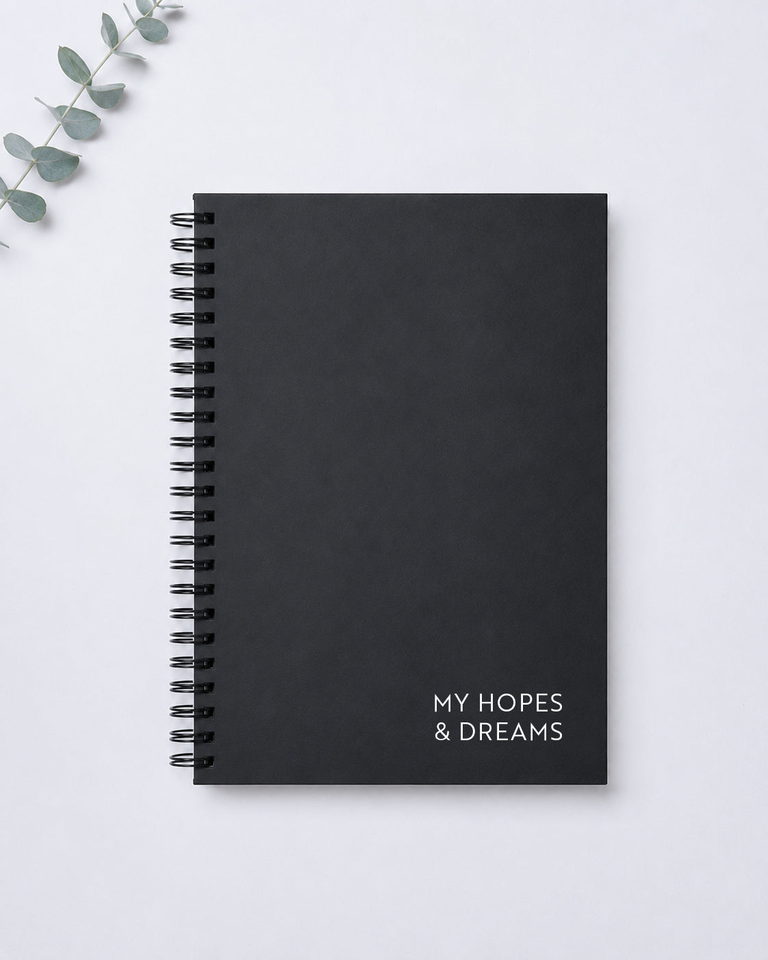 My Hopes & Dreams Funny Notebook | A5 Lined Wirebound Notebook | Jot Junkies