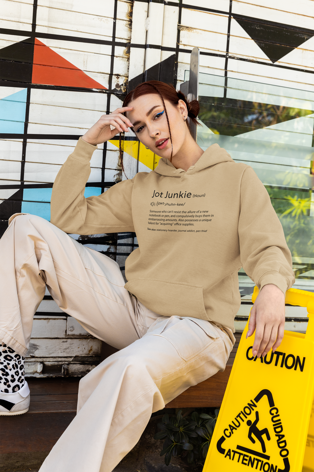 Jot Junkies Definition Hoodie: Cosy Up with Your Stationery Obsession