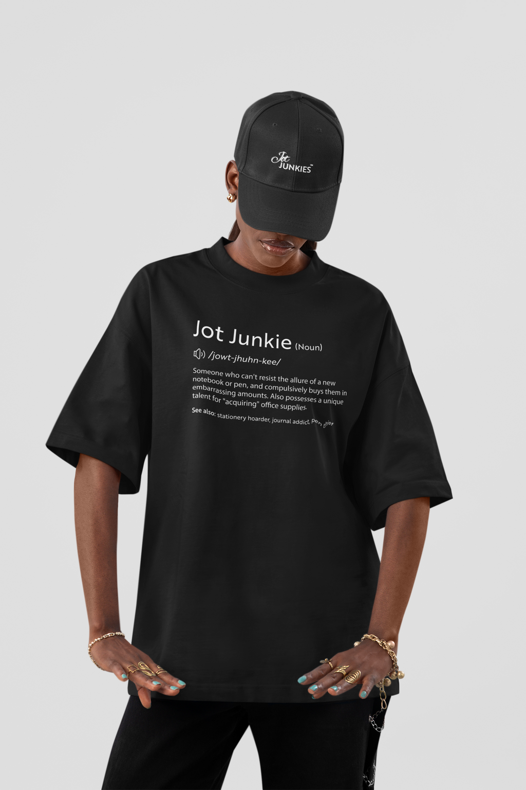 Jot Junkies Definition Unisex Tee: Declare Your Stationery Love