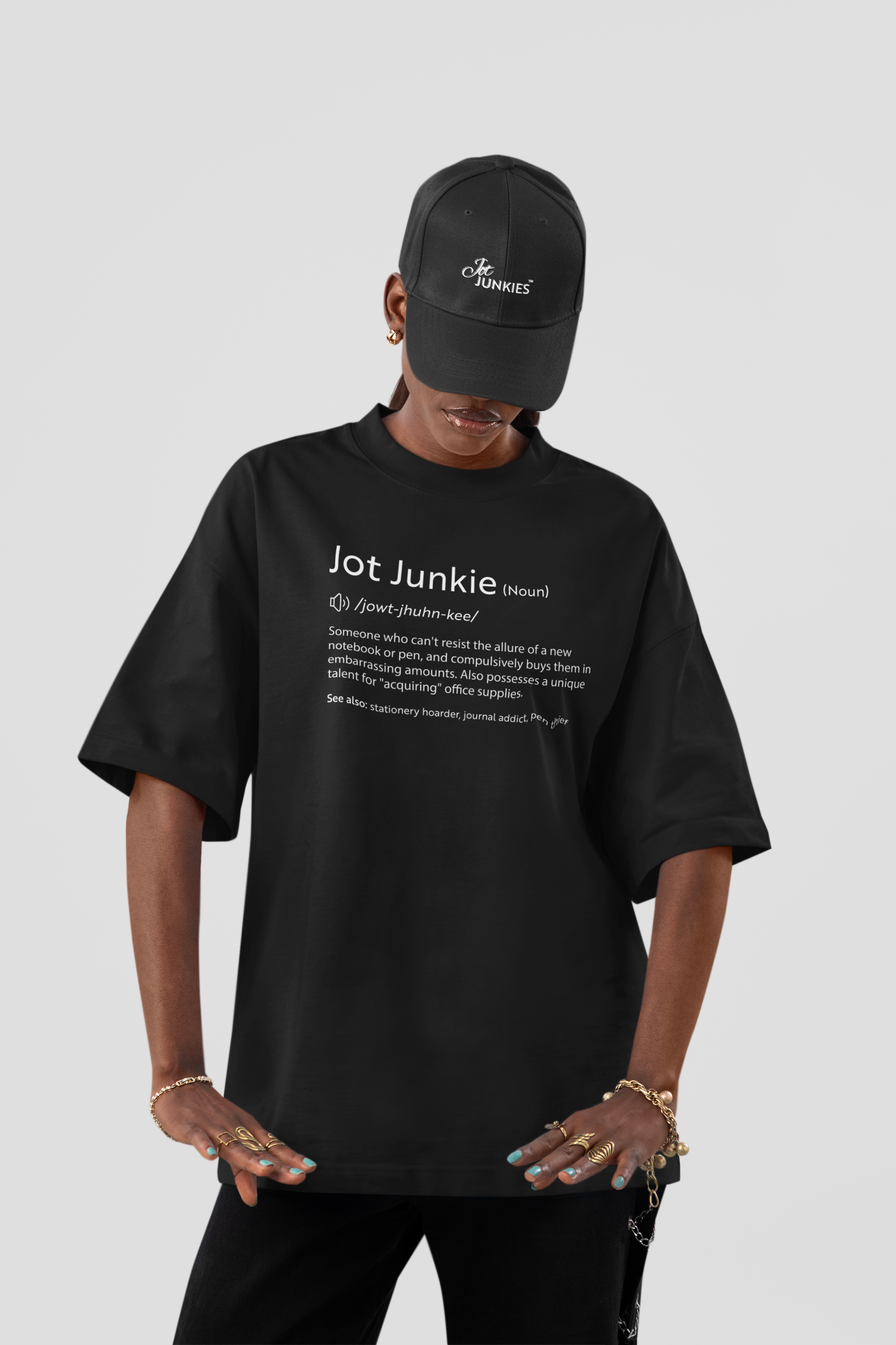 Jot Junkies Definition Unisex Tee: Declare Your Stationery Love