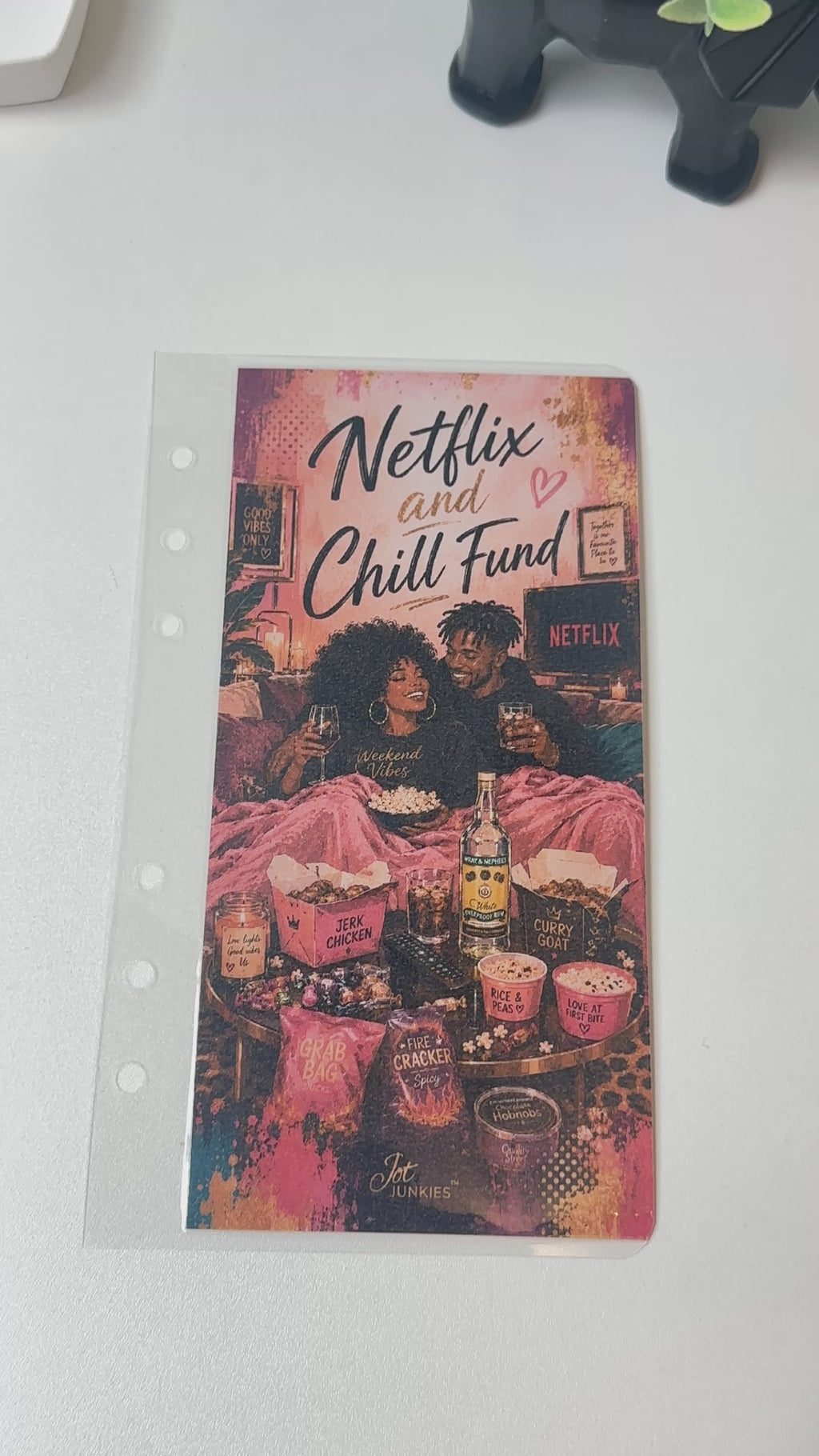 Netflix and Chill Fund Illustrated Cash Envelope