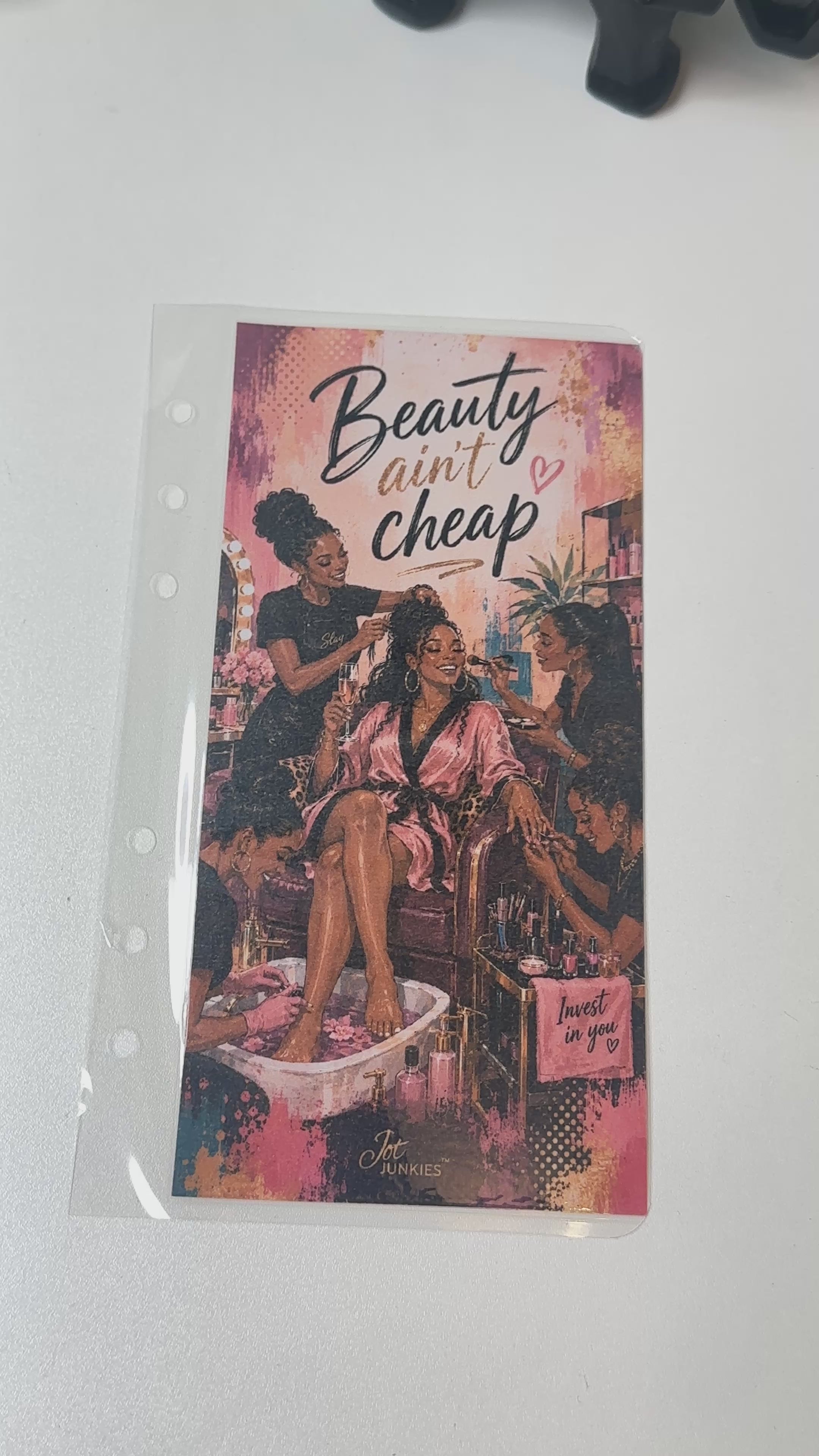 Beauty Ain’t Cheap Illustrated Cash Envelope