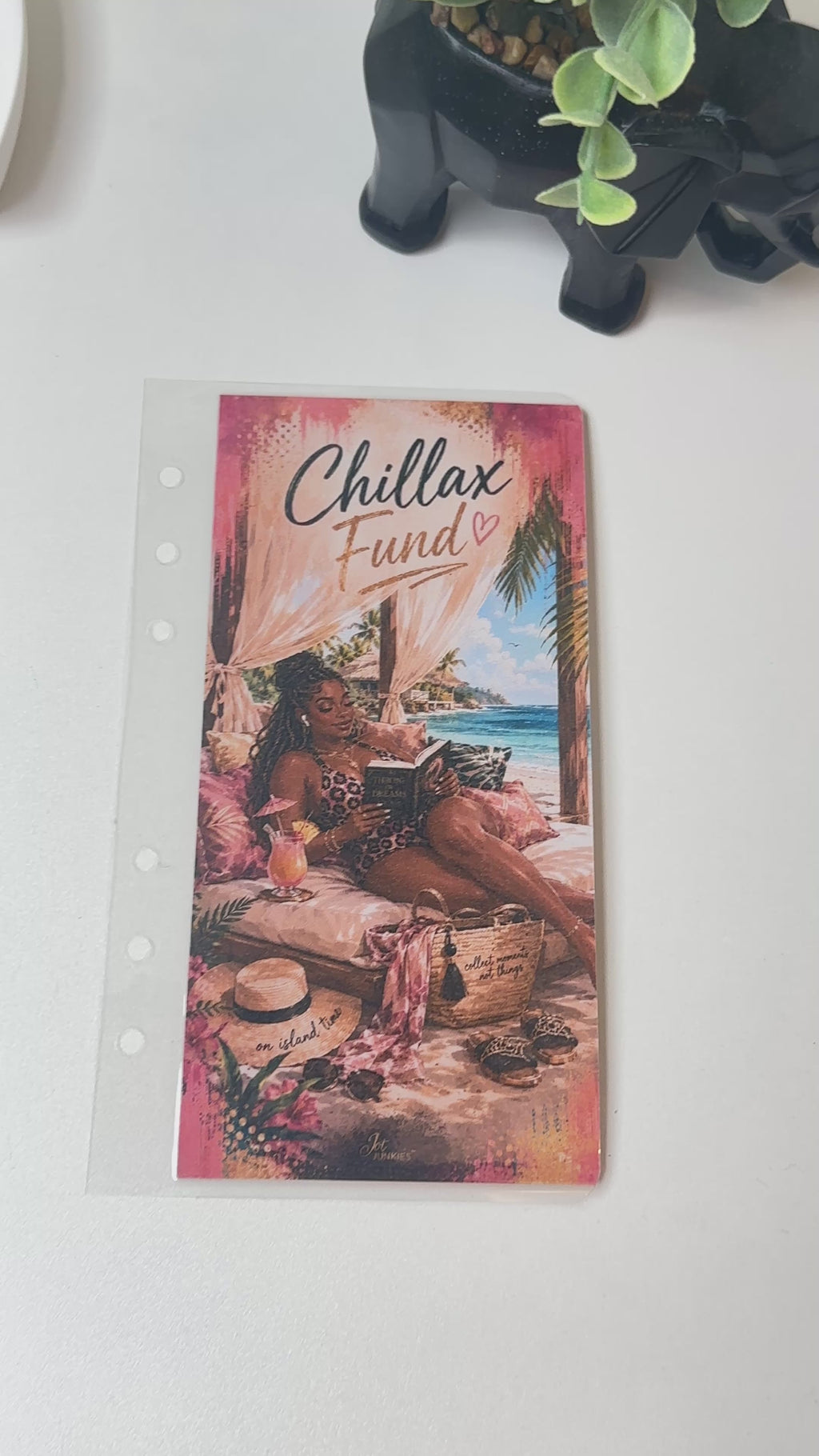 Chillax Fund Illustrated Holiday Cash Envelope